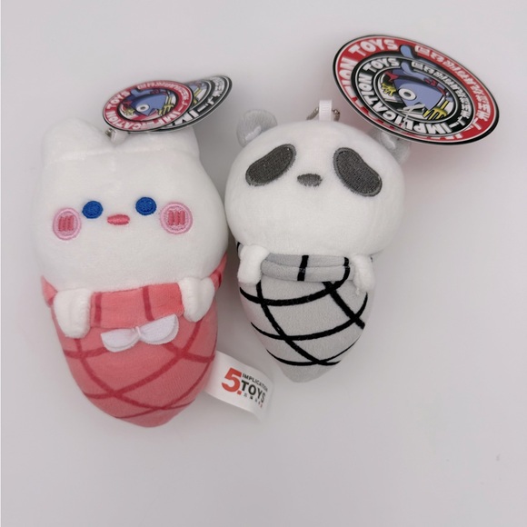 Implication Toys | Toys | New Rabbit Panda Ice Cream Cones Stuffed ...